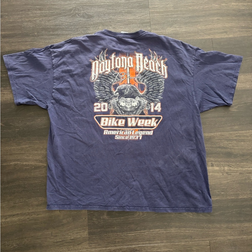2014 BIKE WEEK 73RD ANNUAL DAYTONA BEACH FLORIDA MENS 3XL T SHIRT